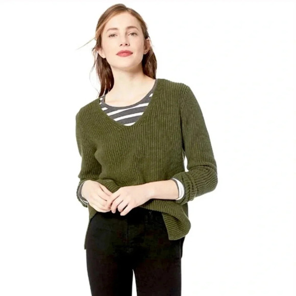 J.Crew Mercantile Heather V-Neck Pullover - Picture 1 of 6